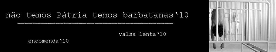 não temos Pátria temos barbatanas