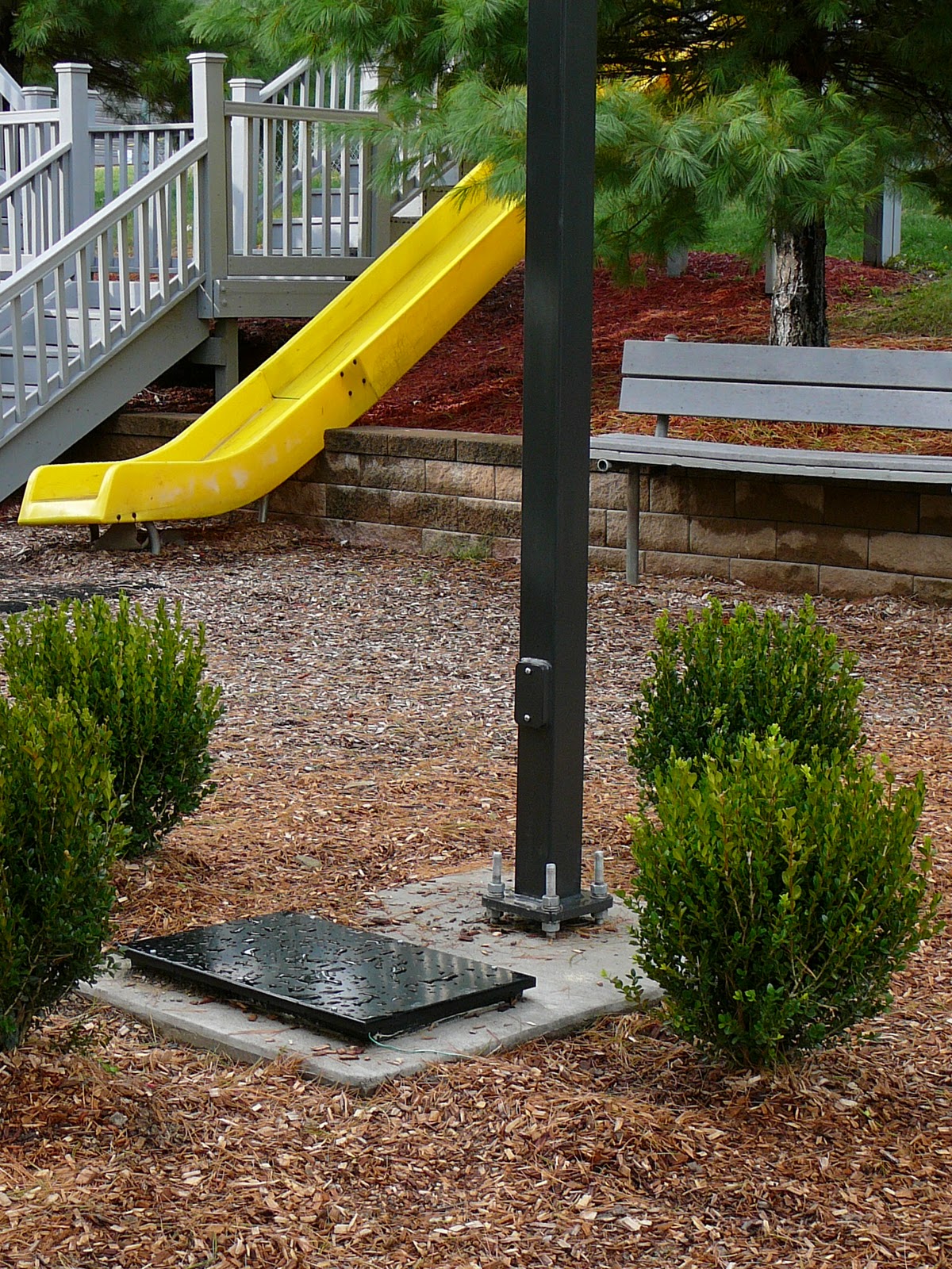 green energy initiatives llc Installed Solar Street Light for Playground