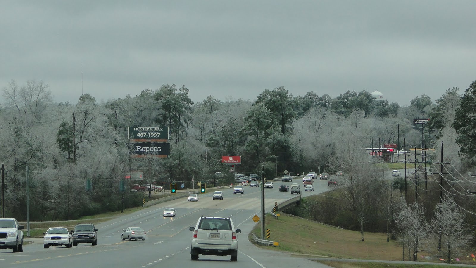 we saw that... rain or freezing rain forecast for central louisiana