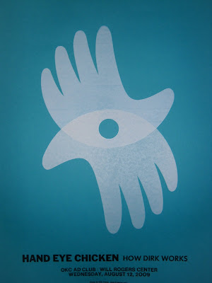 Hand Eye Chicken Dirk Fowler poster