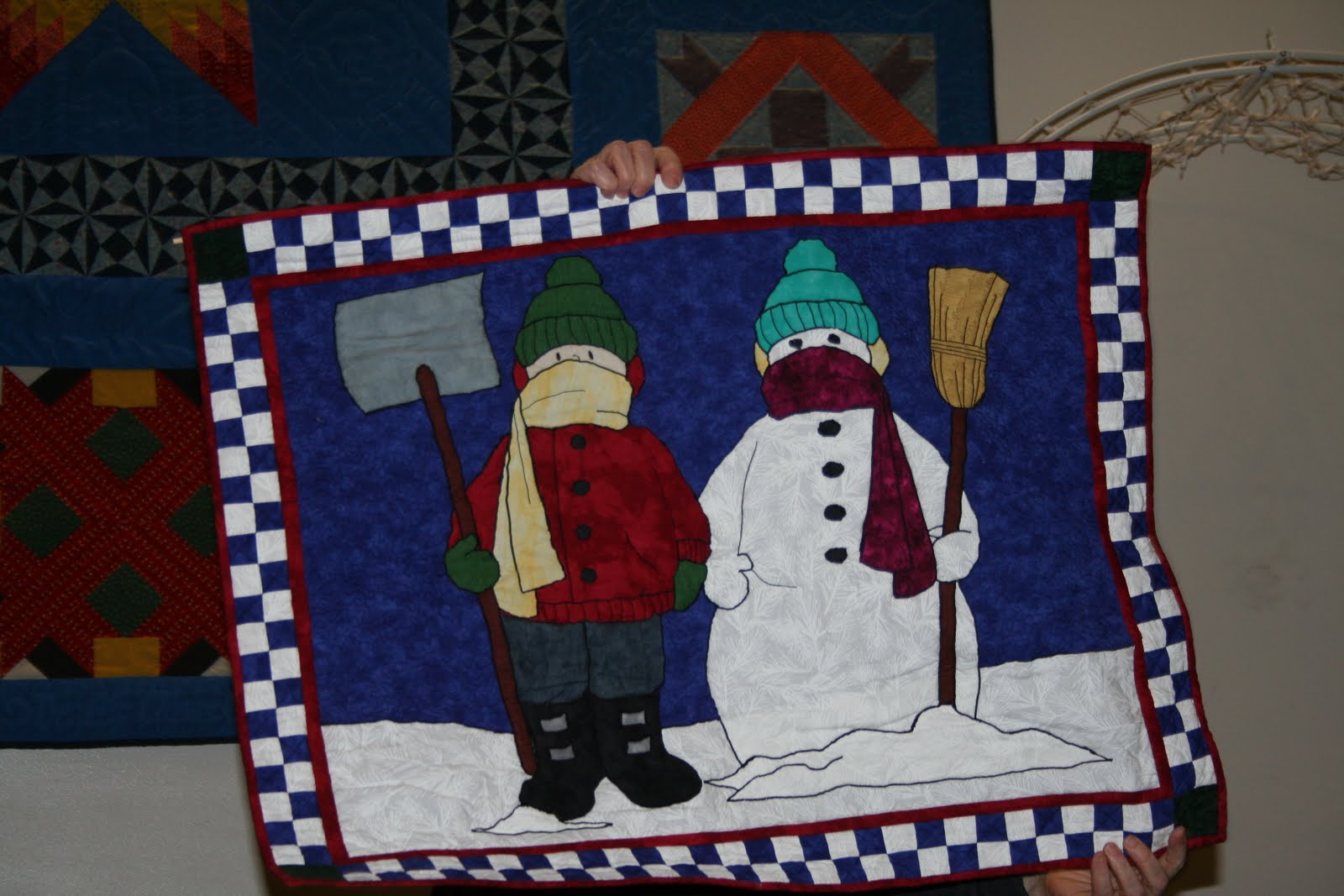 Anchorage Log Cabin Quilters, Inc. Snow Theme quilt day