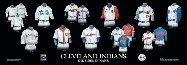 Heritage Uniforms and Jerseys and Stadiums - NFL, MLB, NHL, NBA, NCAA, US  Colleges: Cleveland Guardians (formerly Indians) Franchise History - A  Fan's Essentials