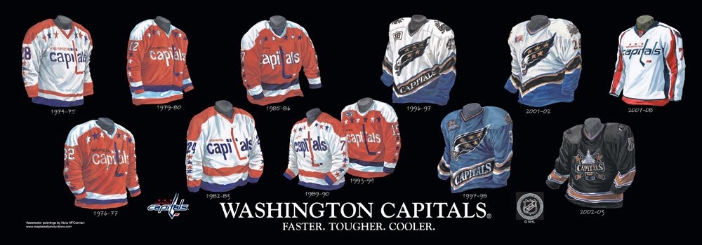 capitals jersey history