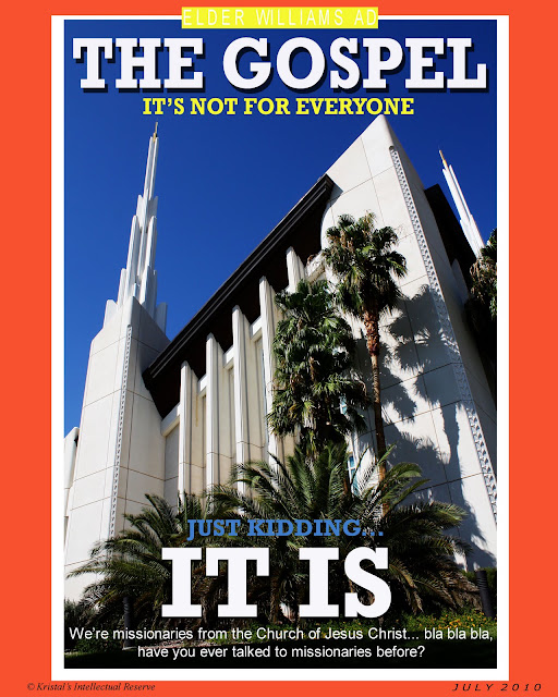 My life as a Military Wife: My Mormon Ad
