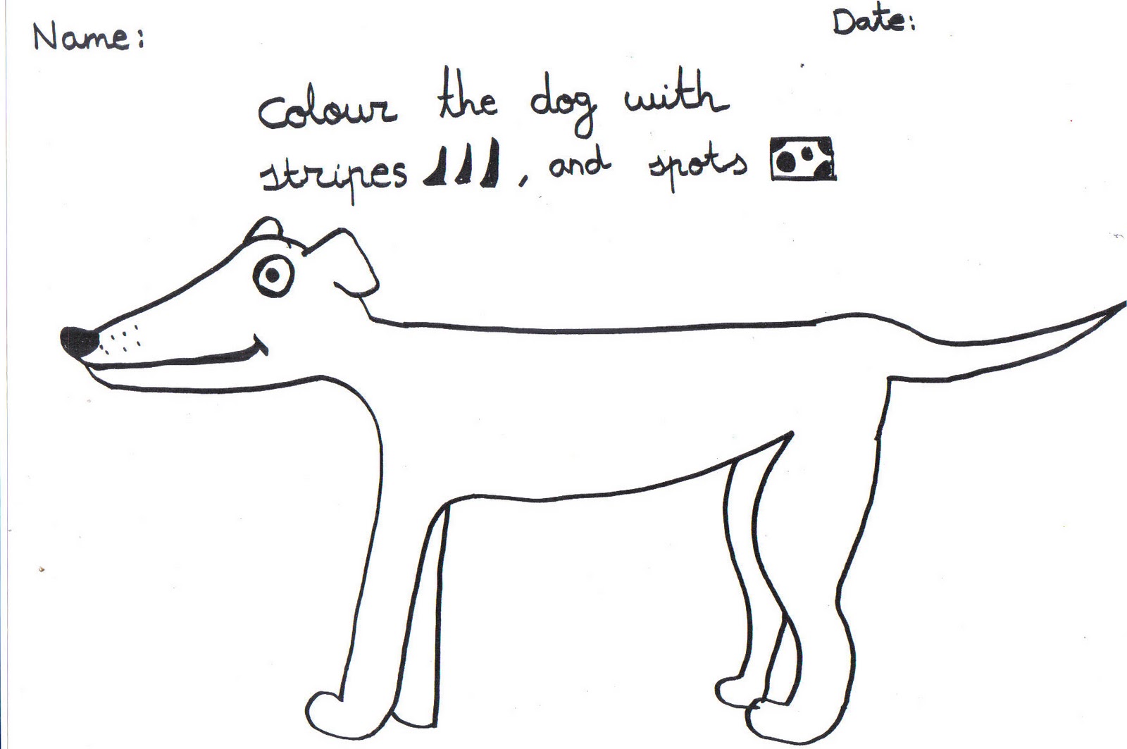 Easy peasy lemon squeezy Spots and stripes dog