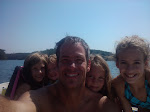 Bill and the girls on the boat