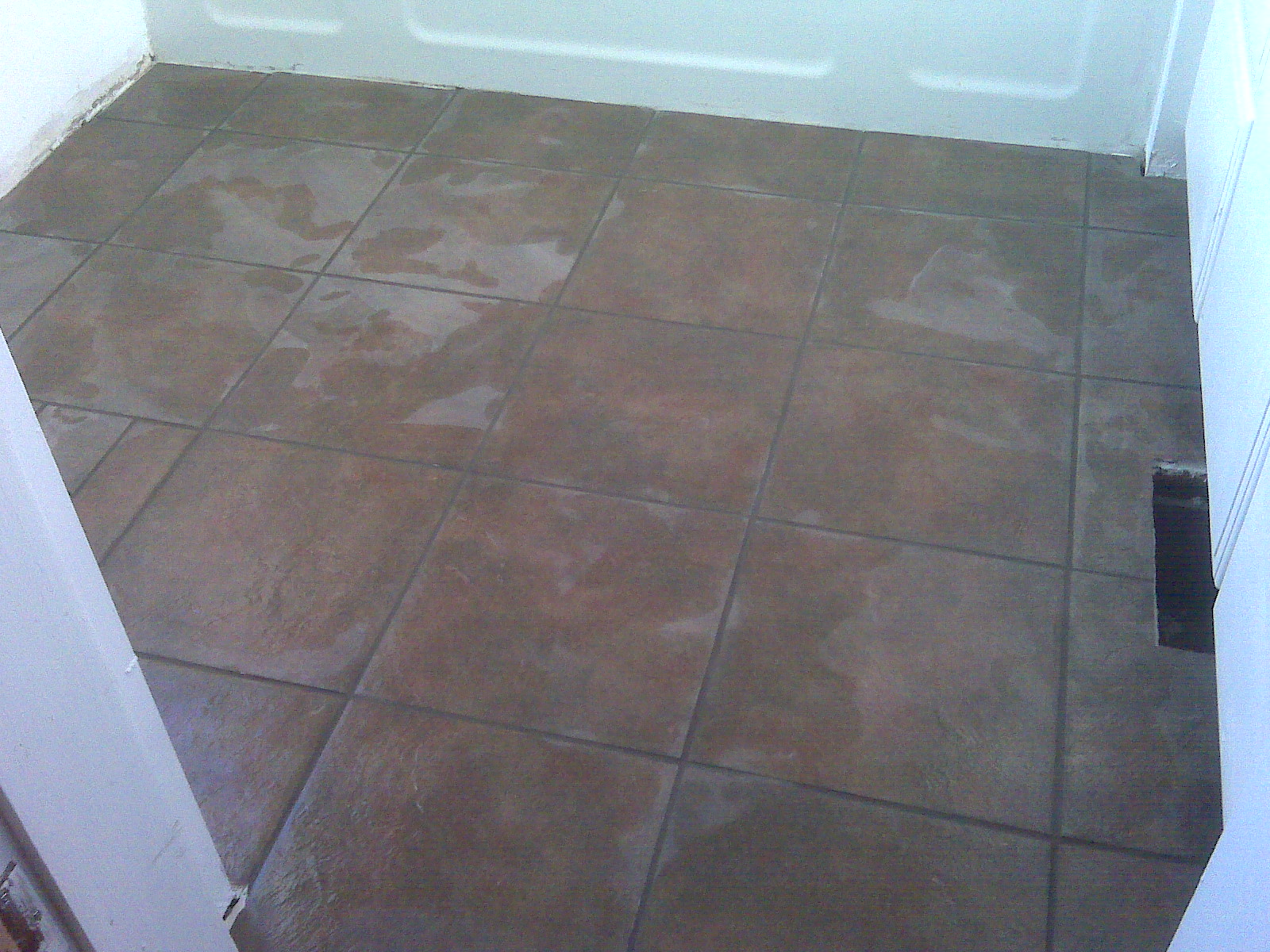 wadsworth pilgrim Tiling the upstairs bathroom's floor