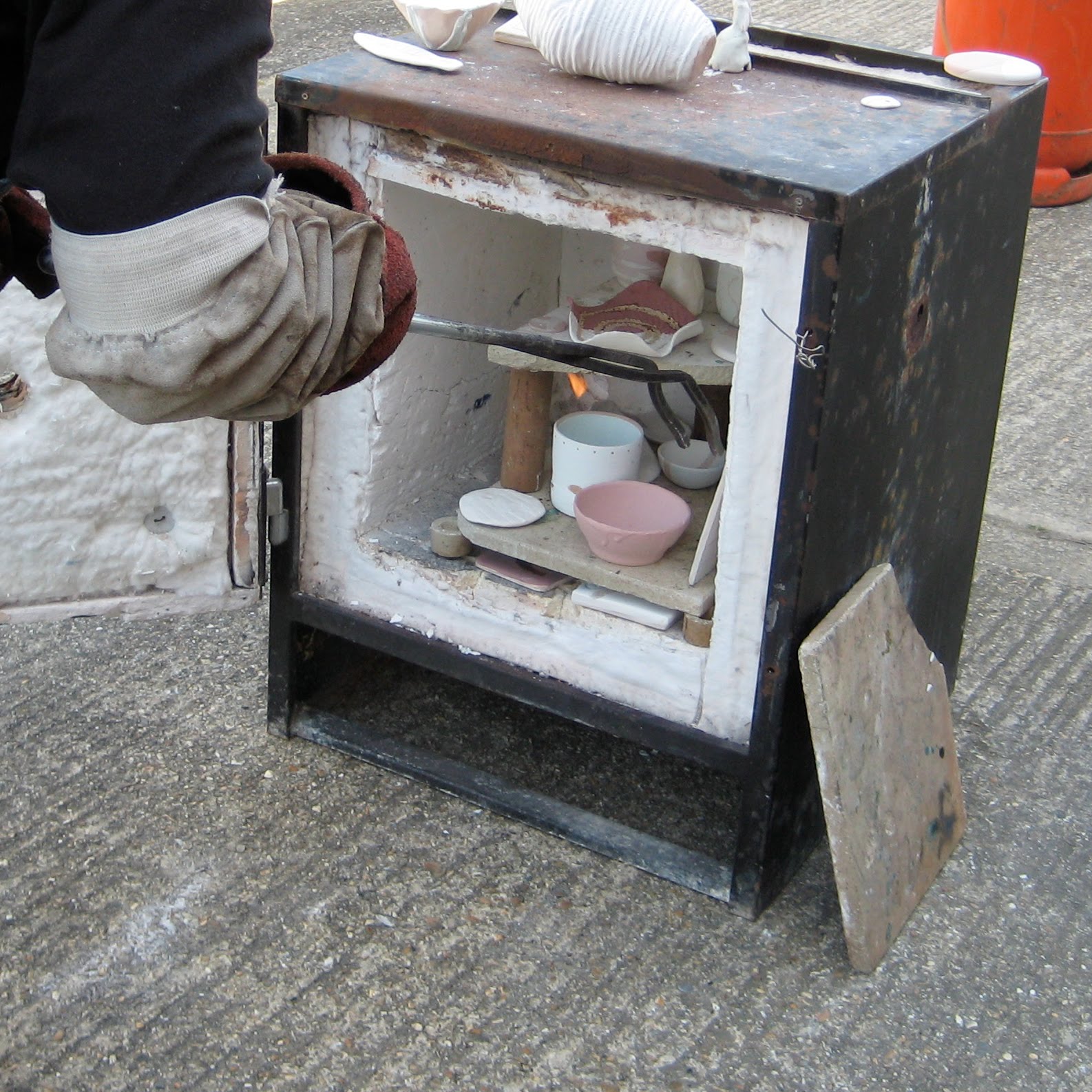 Pots and Paint Raku Firing