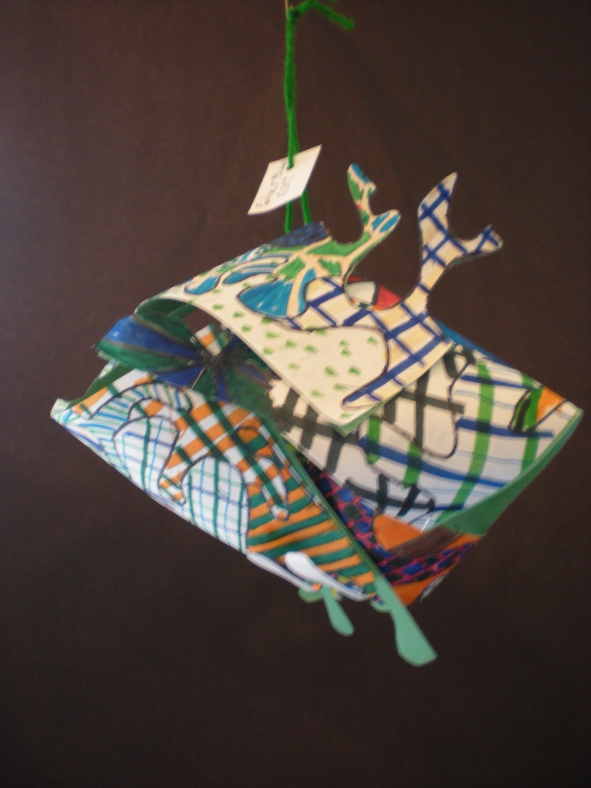 Hanging 3D Paper Sculpture