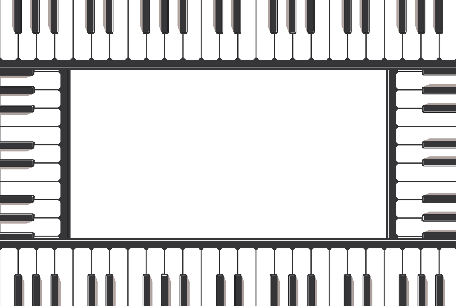 05 frames piano para fotos Amanhã é outro dia