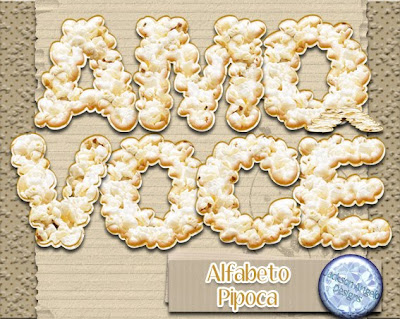 Alfa pipoca alphabet porcorn