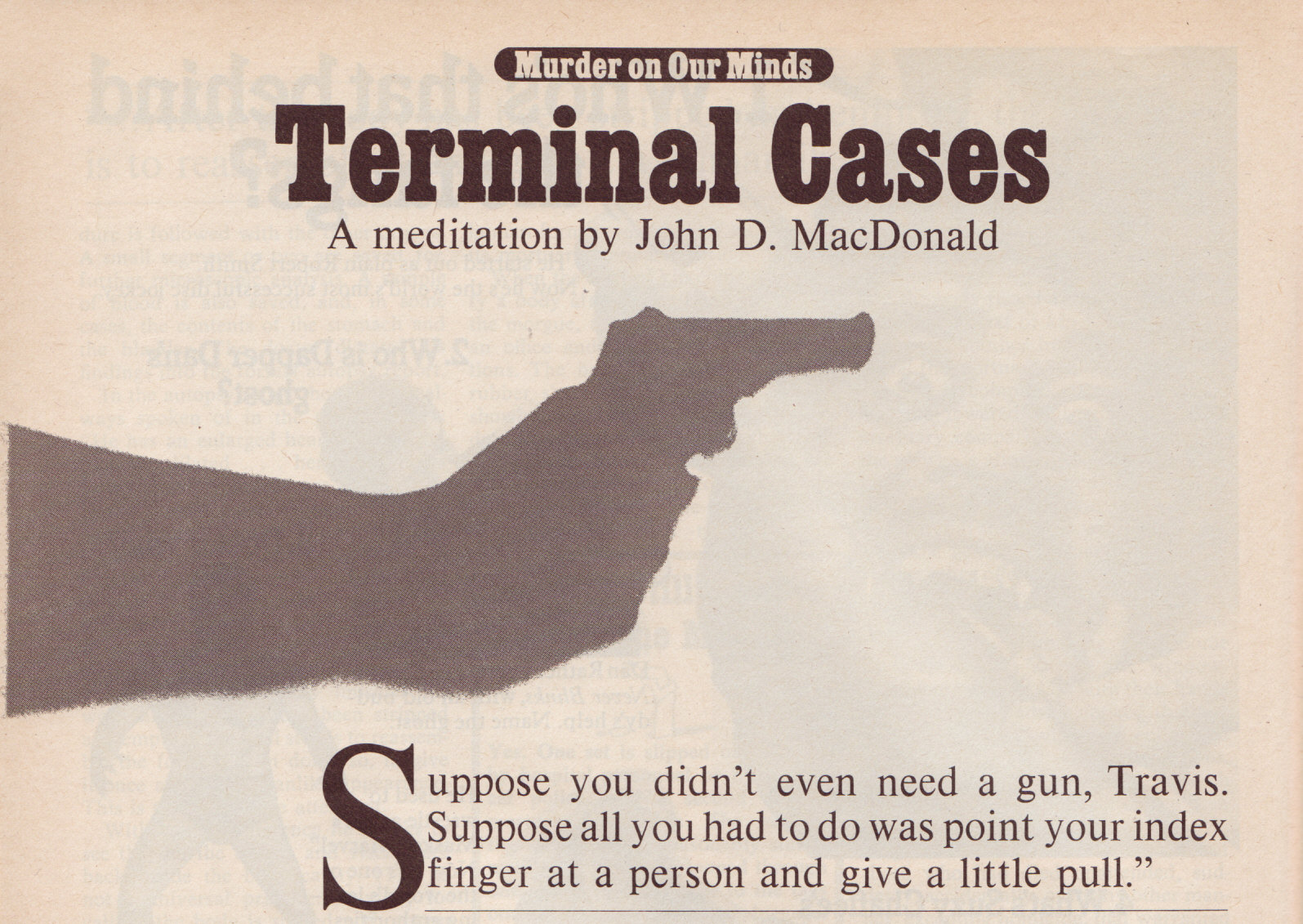 The Trap of Solid Gold "Terminal Cases"