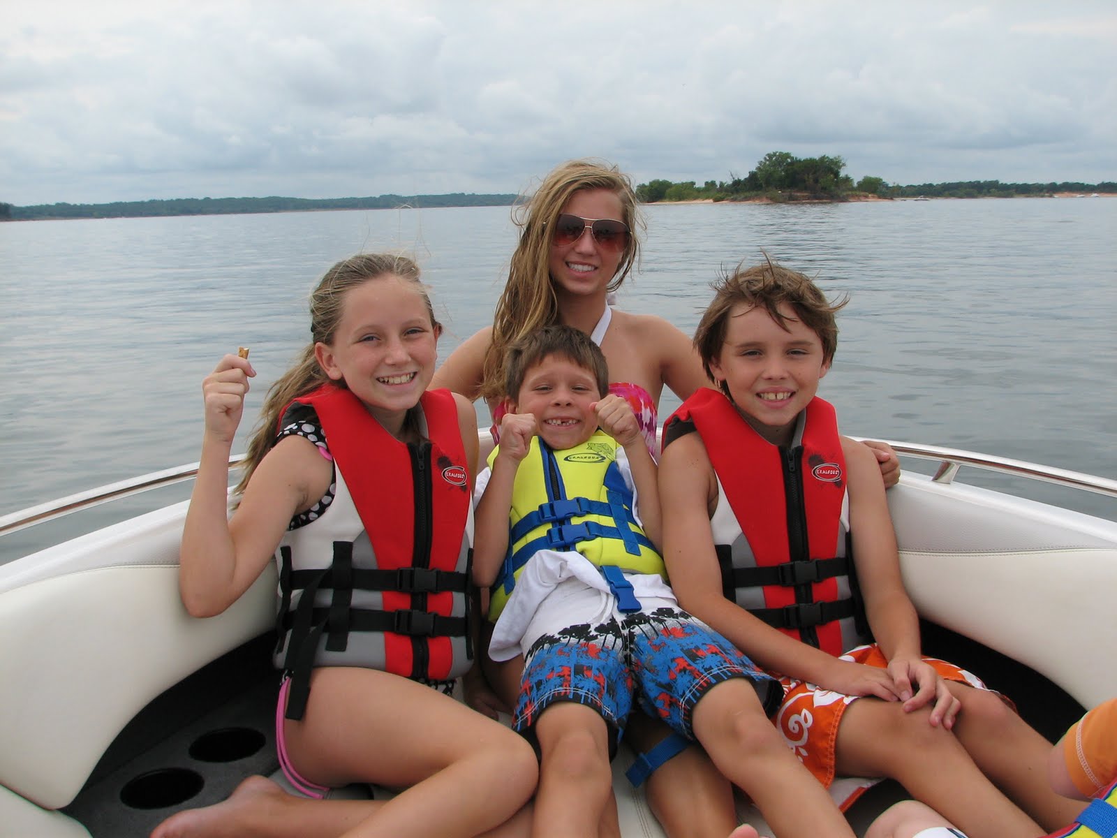 The Peterson Family Enjoying the Lake!