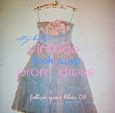 Itty Bitty Vintage Book Swap Prom Dress