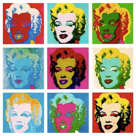 manuskript Gennemsigtig Vibrere Style Canvas: Andy Warhol For A Day