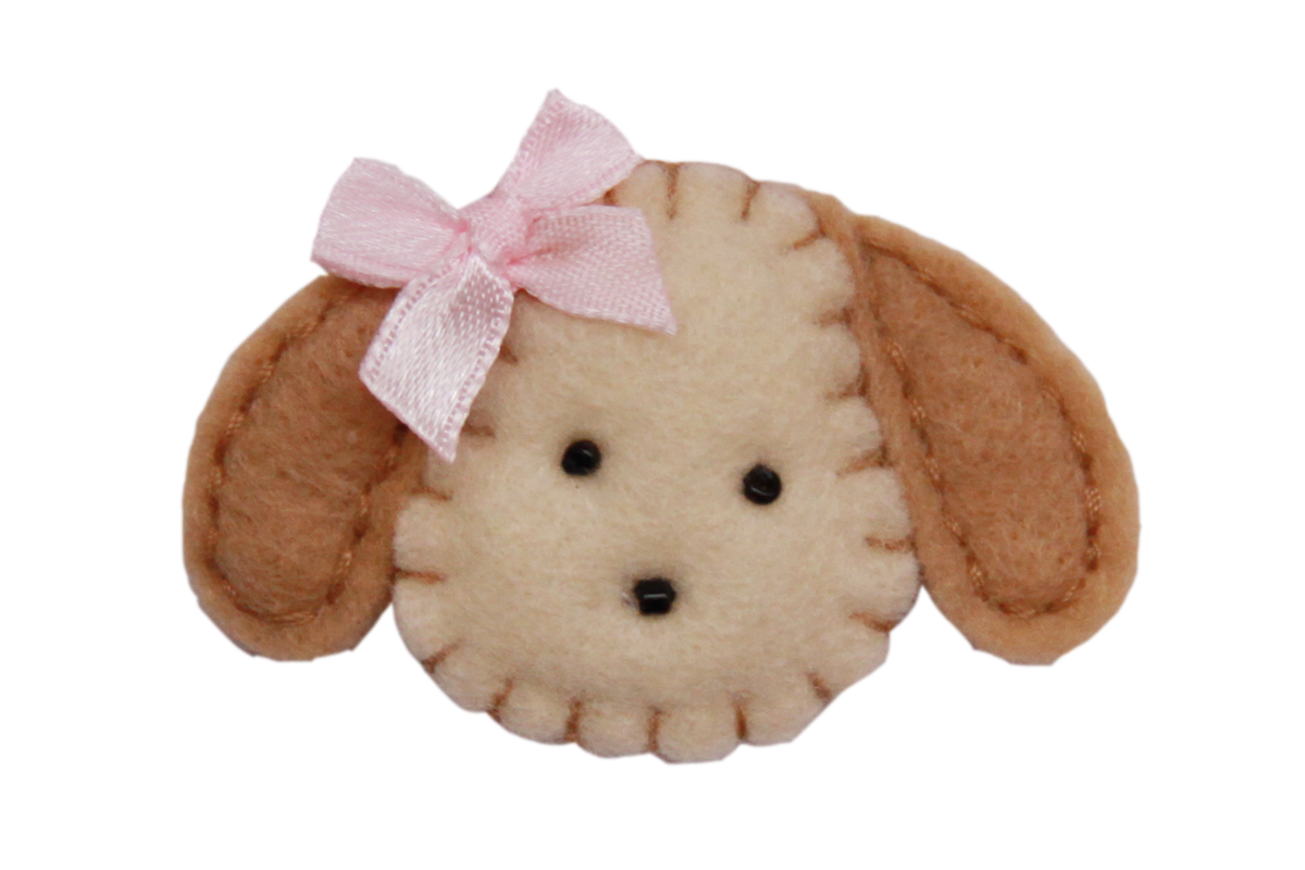 Hair Fairy Clips New Puppy Hair Clip + Pastel Baby Bows