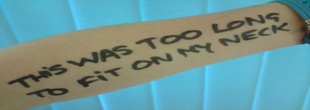 This Was Too Long To Fit On My Neck