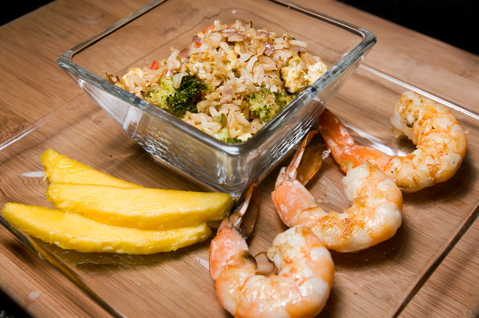 Carla's Tasty Treats 5/6/10 Recycled Fried Rice and Grilled Jumbo Shrimp
