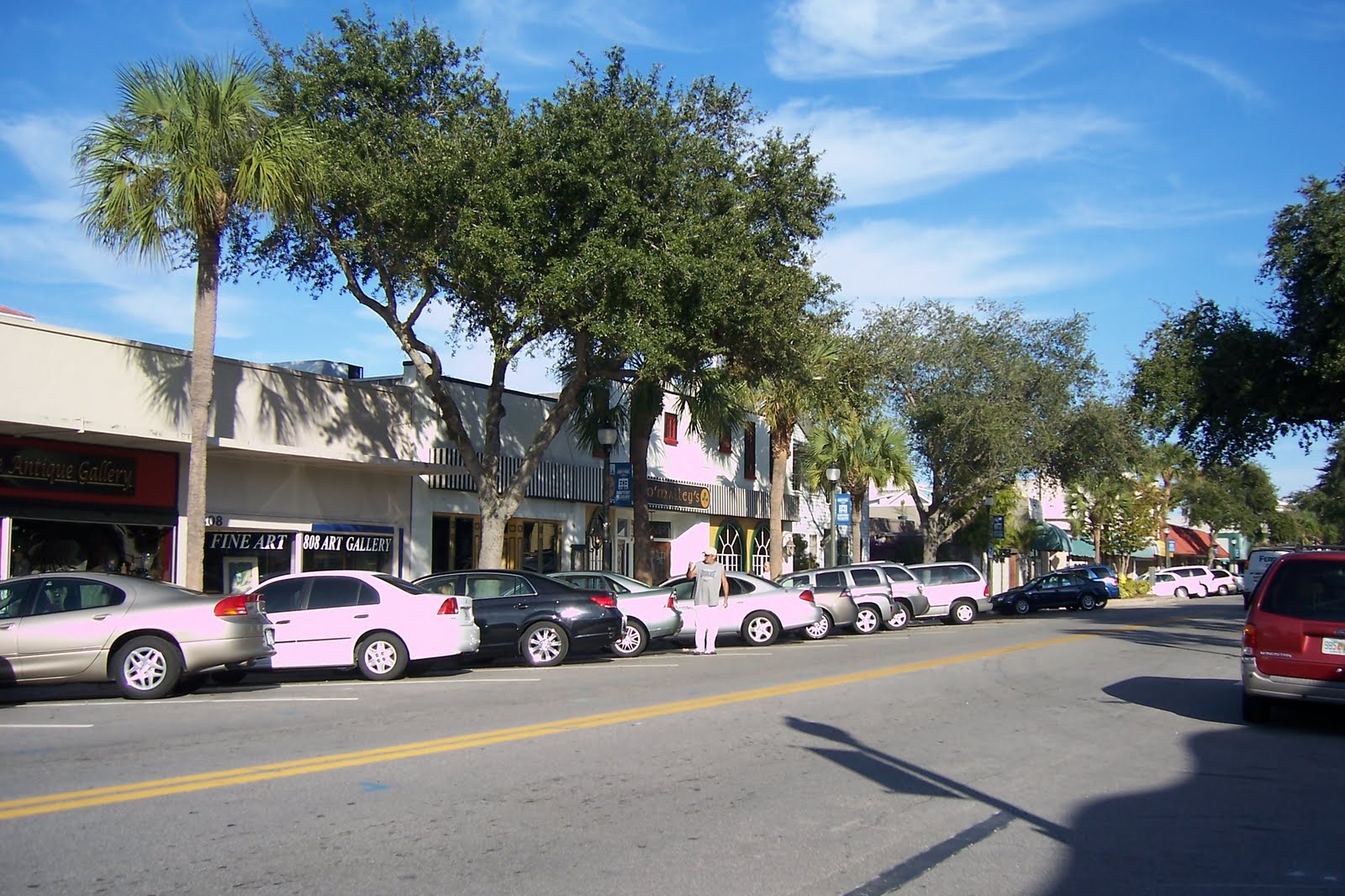 Taditional Tropical Home Melbourne, Florida has a historic shopping