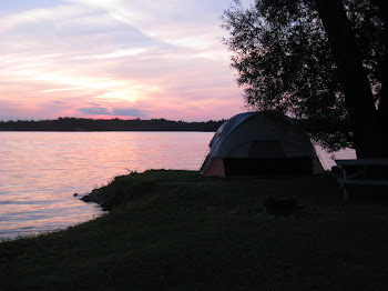 Camping in the Sunset