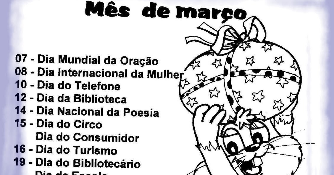 Blog da Bety Datas comemorativas do mês de Março Blog da Bety Datas comemorativas do mês de Março
