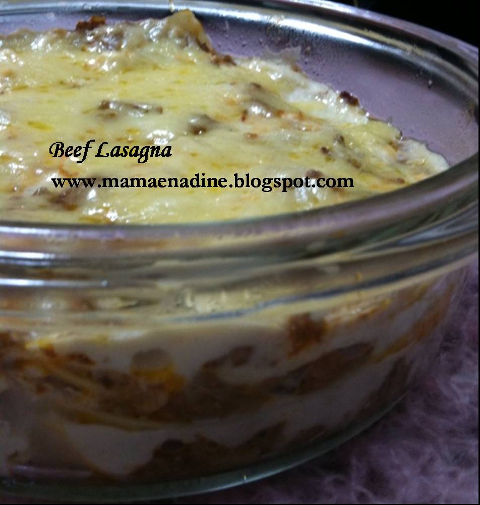 MamaeNadine's Gallery Beef Lasagna ala pizza hut