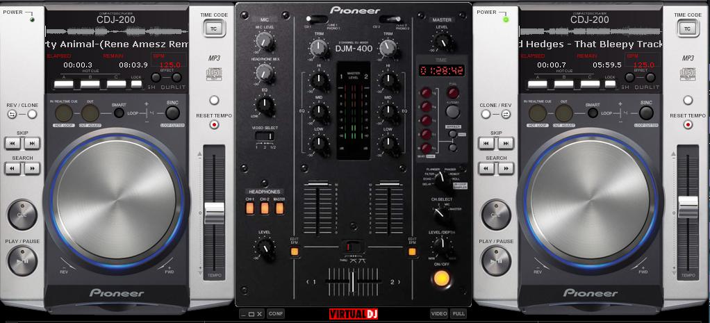 skin vdj Cdj 200 with djm 400