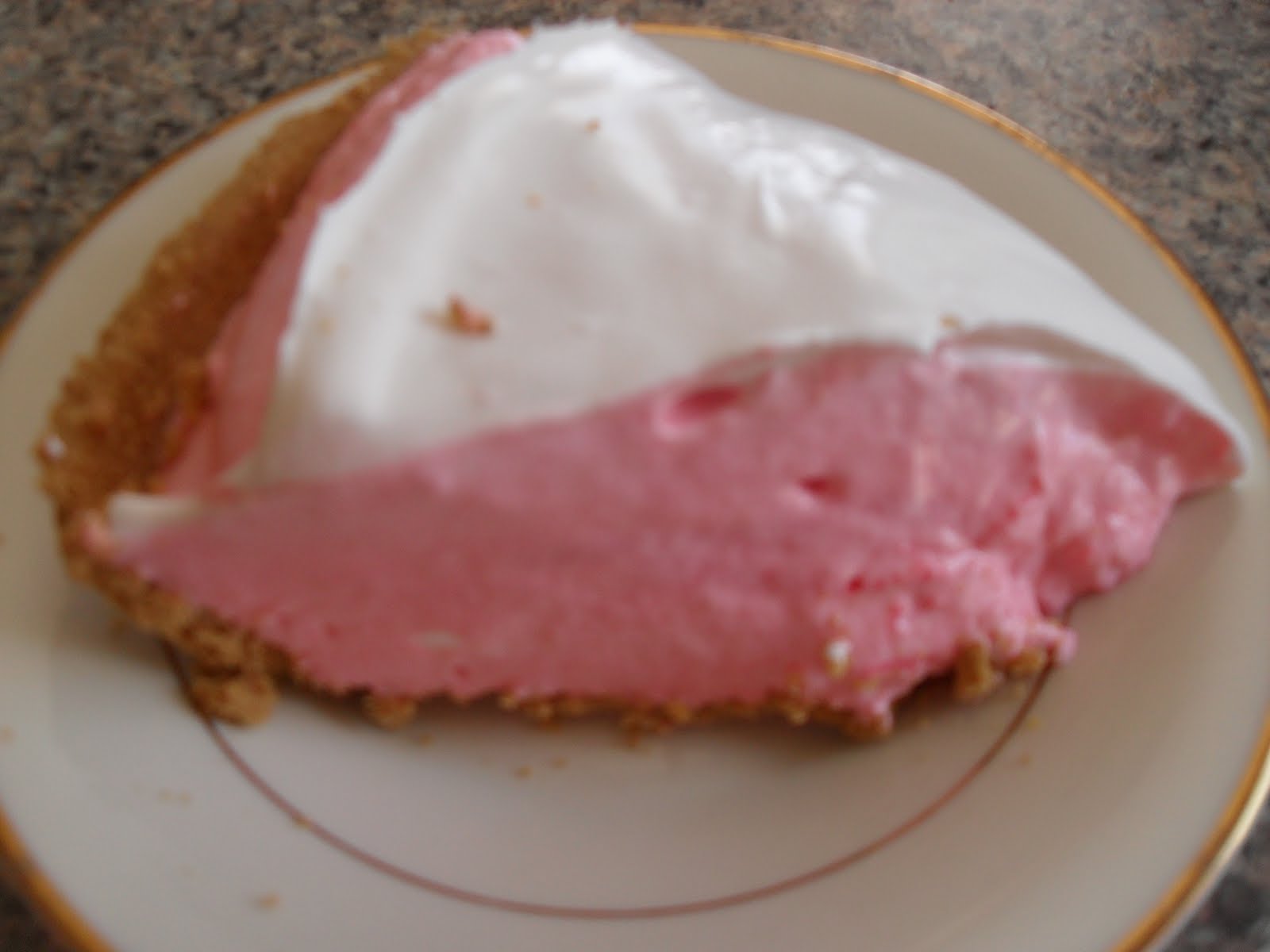 April's Home Cooking No Bake Jello Pie