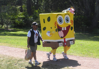 Sponge Bob in Bay to Breakers in San Francisco Sponge Bob in Bay to Breakers in San Francisco