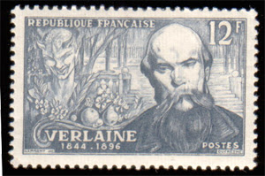Literary Stamps: Verlaine, Paul-Marie (1844–1896)