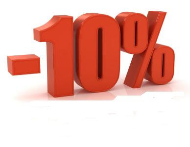 10% LESS!!!