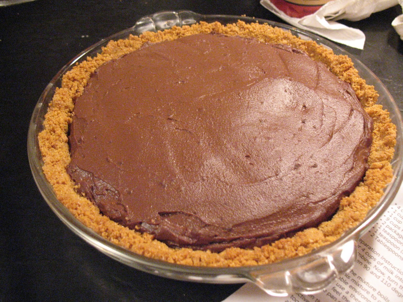Sherry Starts Cooking: Chocolate Pudding Pie