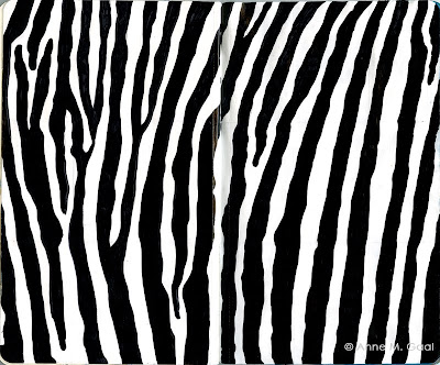 Royalty Free Stock Image: Pink zebra skin animal print pattern