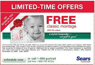 Sears Portrait Studio: FREE Photo Montage + More!