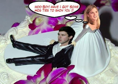 Jenna Bush and Henry Hager wedding photograph as envisioned by The Spewker