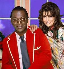 Randy Jackson outifit at American Idol finale looked like fashion from Captain Kangaroo - photo is a mockup