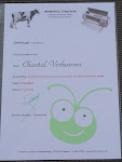 Expression certificaat Chantal