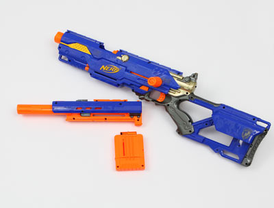 Nerf -- Brasil: Review Nerf N-Strike Longstrike CS-6