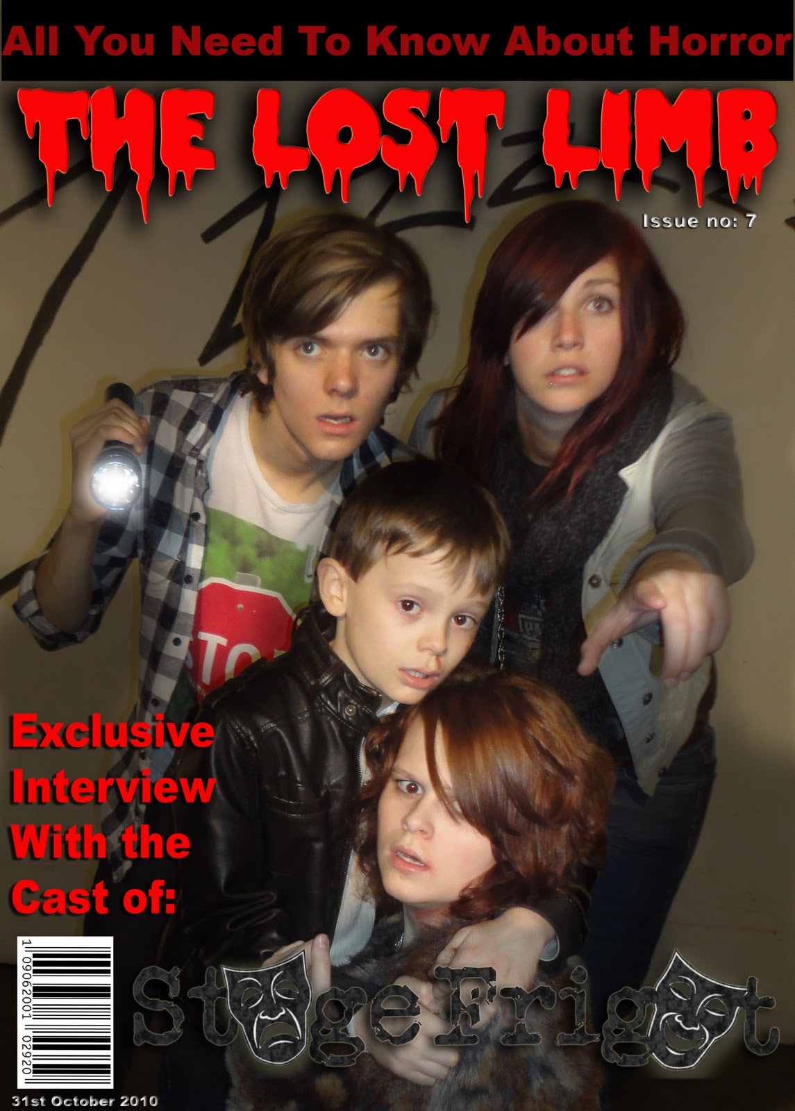 Horror Movie Magazine Cover.