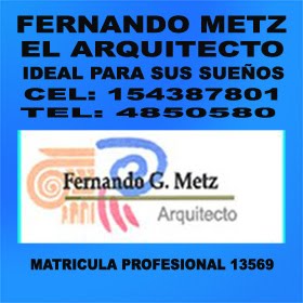 FERNANDO METZ  ARQUITECTO TEL: 4850580