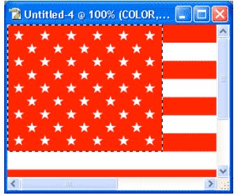 photoshop lessons: American Flag