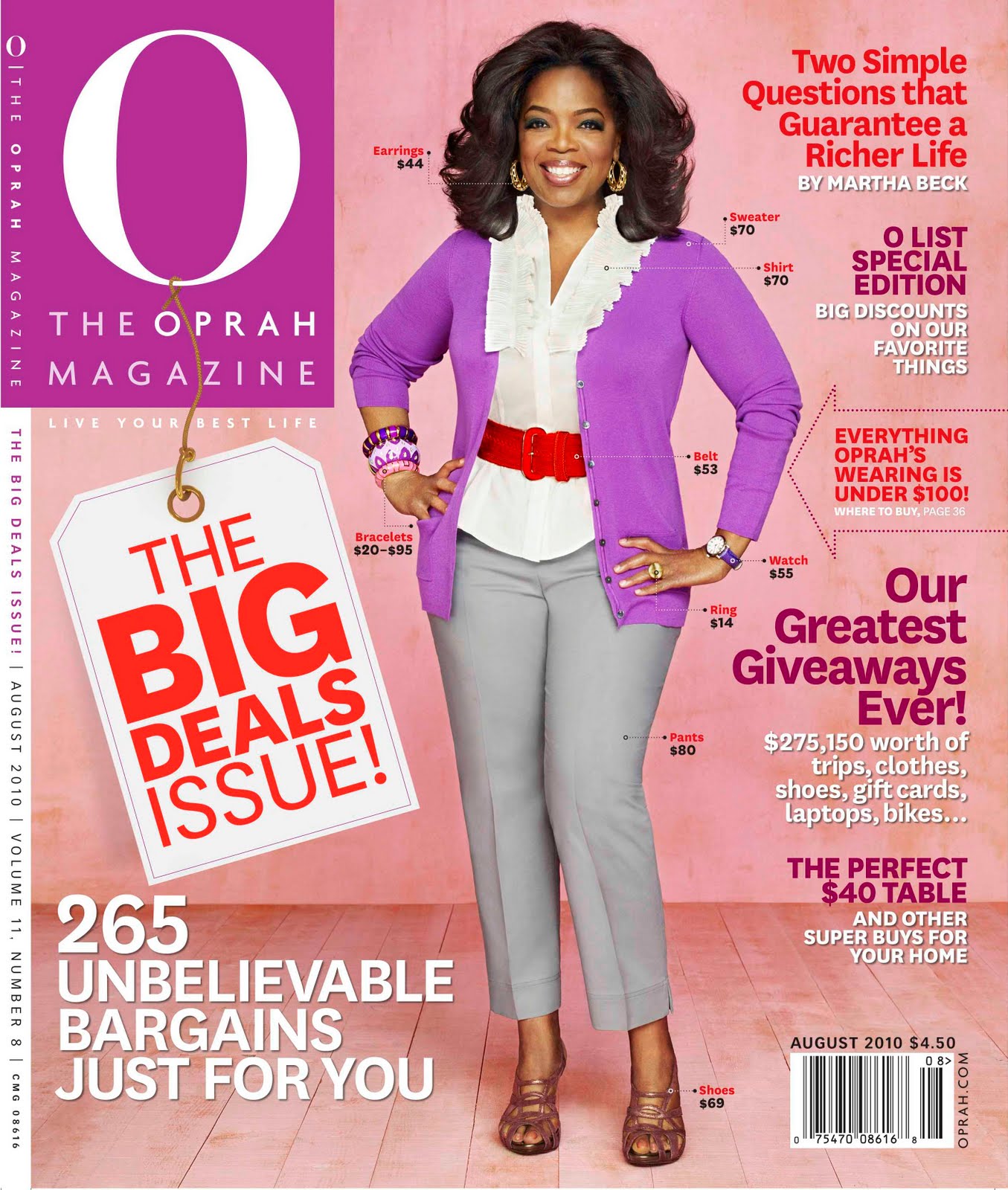 O magazine. O the Oprah Magazine. Опра Уинфри размер ноги.