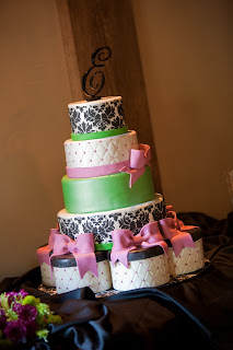 sweet cakes by rebecca - damask wedding cake