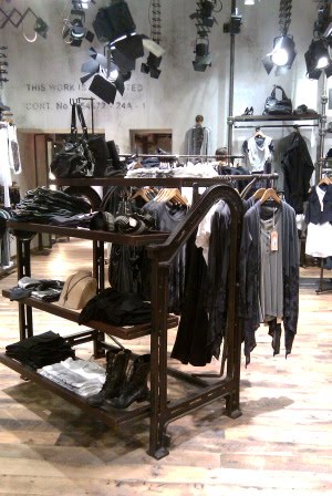 FOCAL POINT STYLING: STORE TOUR: THE UPCYCLED FOCAL POINT OF ALLSAINTS