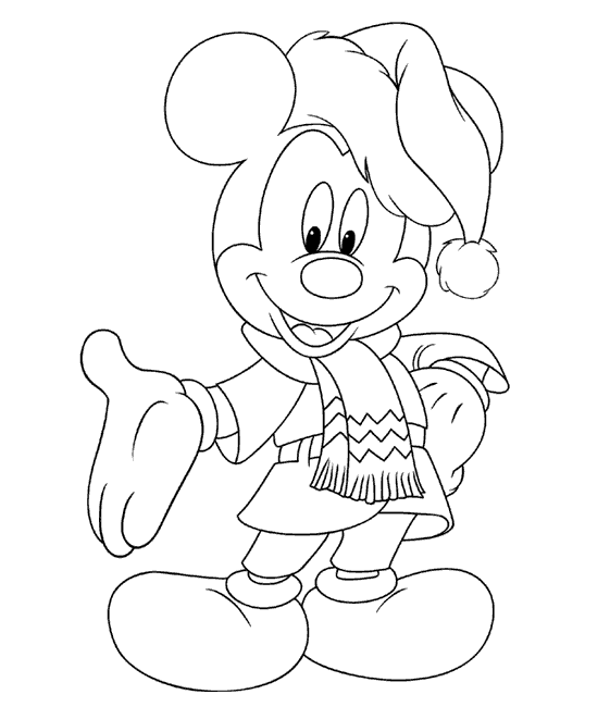 Navidad Dibujos Colorear Mickey Mouse Winnie The Pooh Blog De