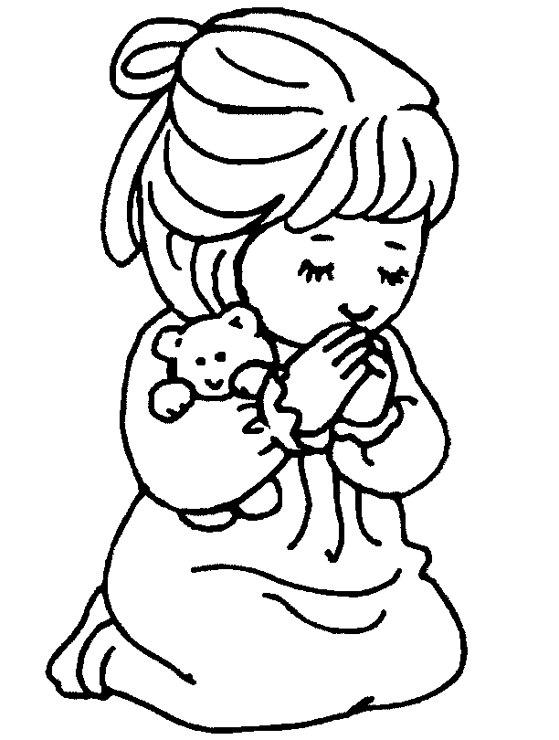 Blog De Imagenes Ninos Rezando Para Colorear