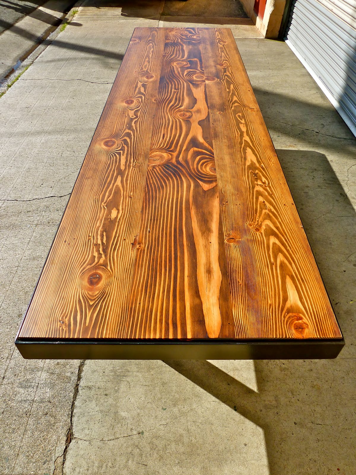 FORWARD THINKING FURNITURE Starbucks ibeam/reclaimed wood community table