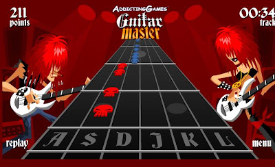 Guitar Master em Flash hero guitarra
online