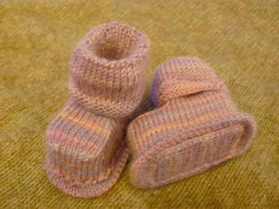 ABC Knitting Patterns - Baby Booties.