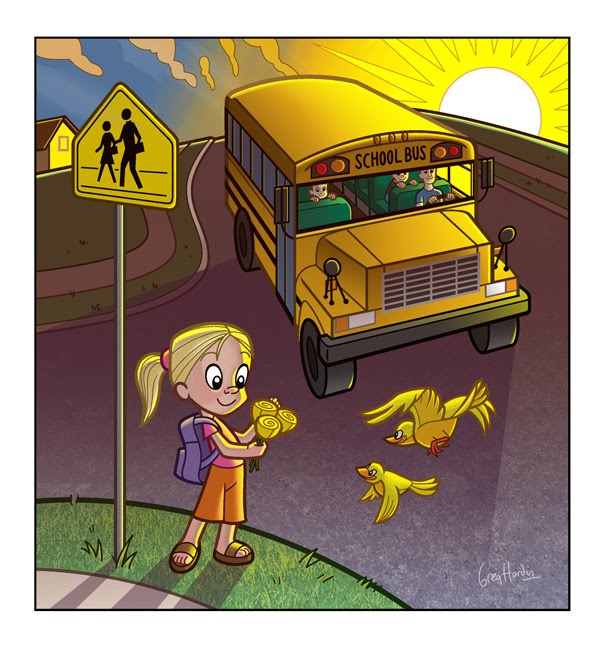 Картинки школьный автобус гордон